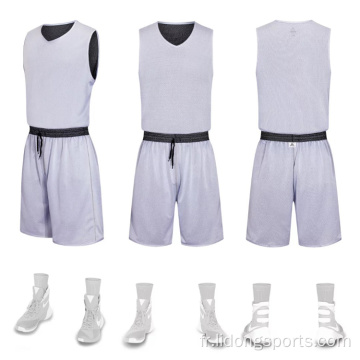 Nouvel uniforme de basket-ball réversible en gros